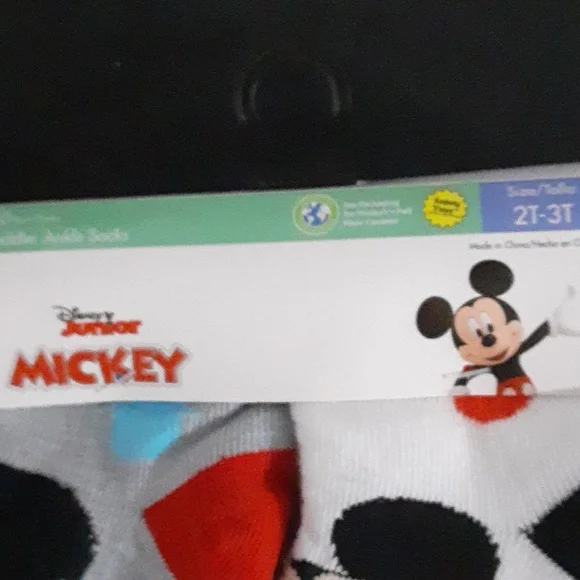 10 pairs Disney Mickey toddler socks. 2T - 3T. NWT - Picture 2 of 7